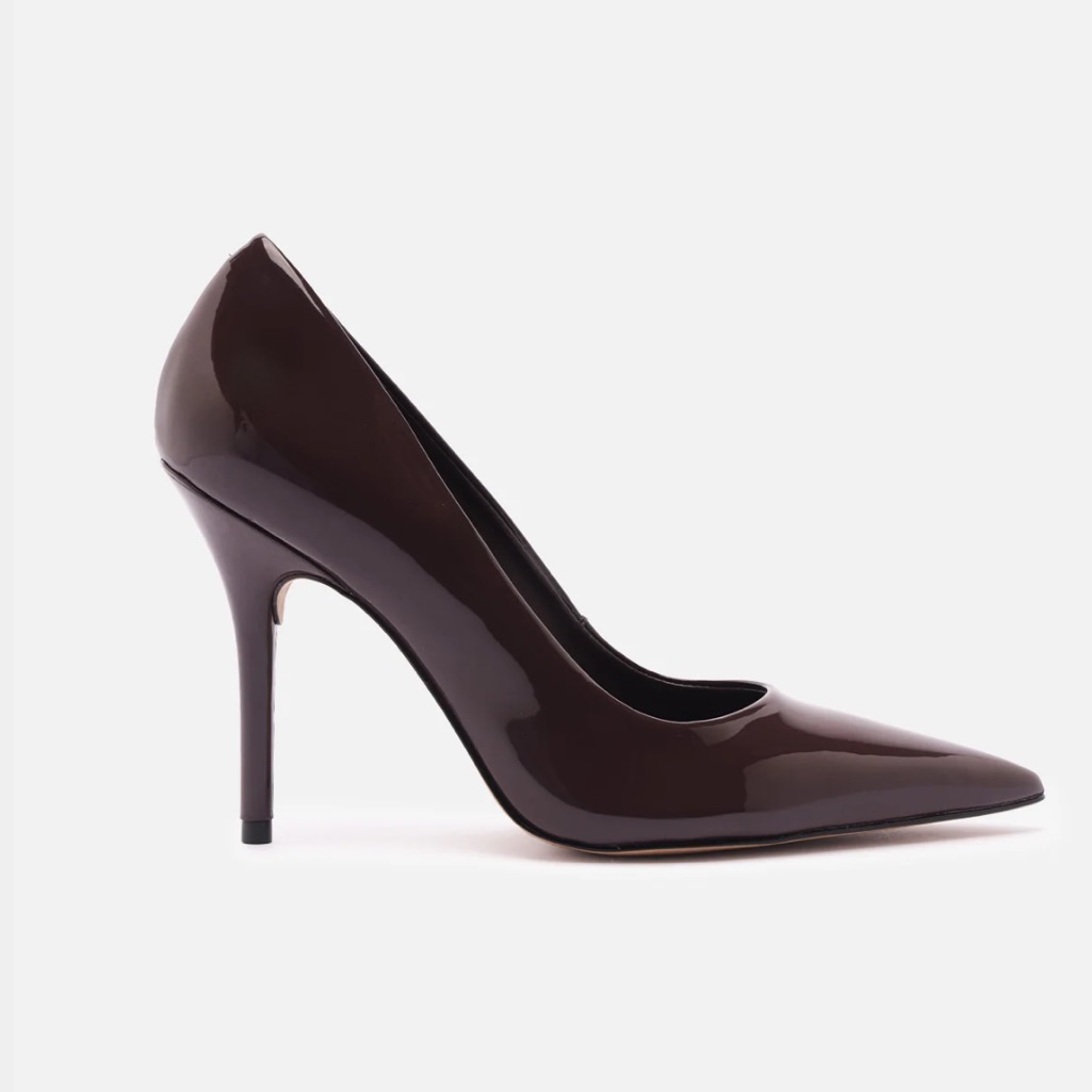 Nib Emily High Stiletto Pump In Grape Brown